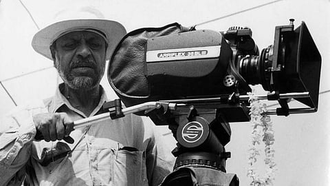 Shyam Benegal in action.
