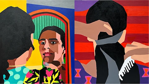 Artwork that will be on display at the Aravani Art Project exhibition.
