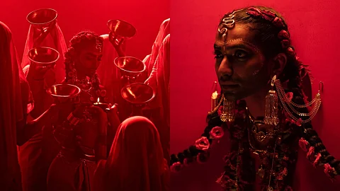 Images from Coco Balluci's photo series Oracle in collaboration with Jewellery brand Olio Stories Inspired by Tagore's Tasher Desh