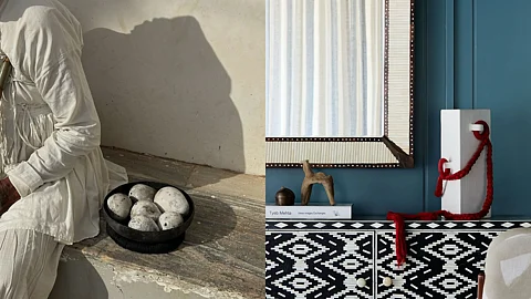 Sculpted design objects from Amrai India that is inspired by Kutch craft form and artisanal techniques