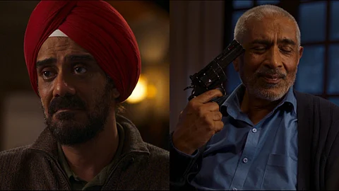 Stills from 'Amar Aaj Marega' by Rajat Kariya starring Prakash Jha