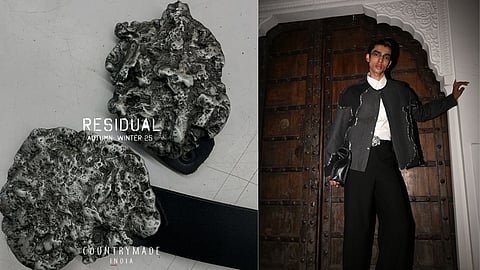 'Residual', is not merely clothing—  it is a tale told in fabric; a contemplation of survival and an examination of what's left behind.