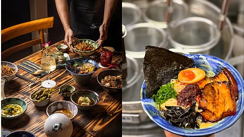 Images of Food being served at Izakaya style restaurant JSan in Goa by Chef Vishesh Jawarani