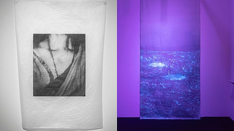 L: Amma's chest, 2020-2022 R: Crater I, 2024