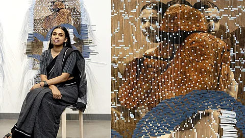 A promotional still of Arpita and her work.