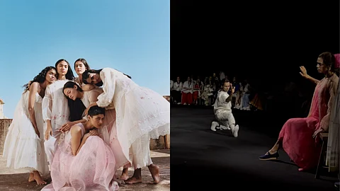 Images of Eka Co Amer collection and images from their show at Lakme Fashion Week 2025