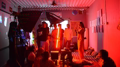 Students In Action At Nazaria Summer Film School