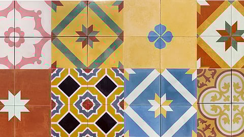 Athangudi Tiles In Different Colours and Patterns