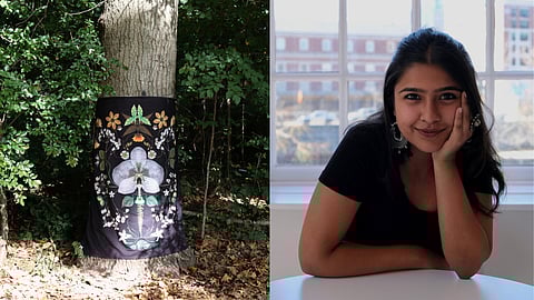 As a nature-based artist and designer, her practice is less about imposing change and more about inviting it, through rituals of care, curiosity, and a commitment to climate action.