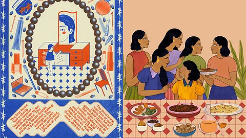 As a queer, Bengali, Muslim artist living and working in the UK, Ahmed's work — much like her identity — refuses to sit neatly within dominant narratives about migration, ethnic and national identity, and intangible cultural heritage.