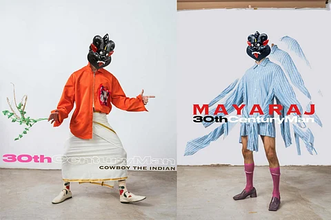 mayaraj’s designs aren’t constricted by convention. Rather, Rajendran’s work is a free, playful exploration of where cultures can overlap.