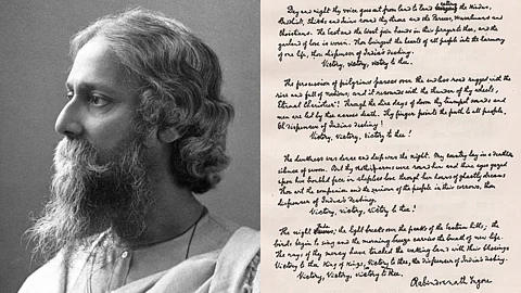 Rabindranath Tagore, India's national poet and The Morning Song of India