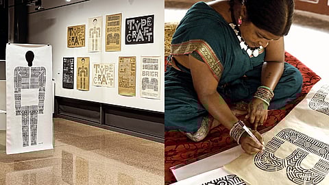The works acquired by SFMOMA also include original drawings by tattooists Mangala Bai and Jumni Bai Maravi, screen-printed posters, animations, and a short film that documents the process.