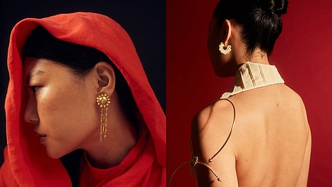 At its core, Né Nepal translates centuries-old metalwork into assertive jewellery and everyday ritual objects, with each piece forged in Nepal using traditional methods