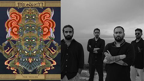 Sonic departures aside, The Veiler stays true to one of Midhaven’s most defining impulses: the weaving of Indian mythology and philosophy into dense, riff-driven metal.