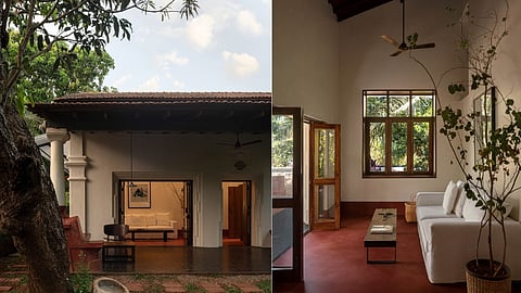 Tucked inside of Aldona, looking out toward the Moira River, Toybox sits as a 160-year-old Goan-Portuguese home brought back to life by Grounded with a mix of restraint and clarity.
