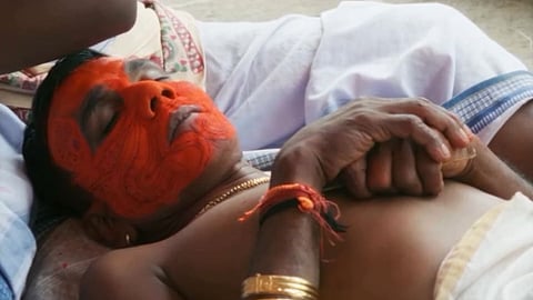 A still from Becoming God: The Art Of Theyyam