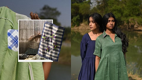 Images of desingns from Ode The Label's Looming In Collection for 2026