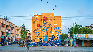 A mural from the Lodhi Art District