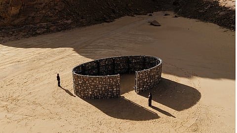 This notion of unbounded perception and spatial imagination underlies the “Space Without Measure” theme for Desert X AlUla 2026, the latest edition of the open-air exhibition presented within the AlUla Arts Festival.