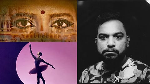 A new production of the 19th-century ballet La Bayadère at Dutch National Opera & Ballet confronts orientalism (Left); Chennai-based multi-disciplinary artist Tenma works as an artistic consultant and film director on the project (Right)