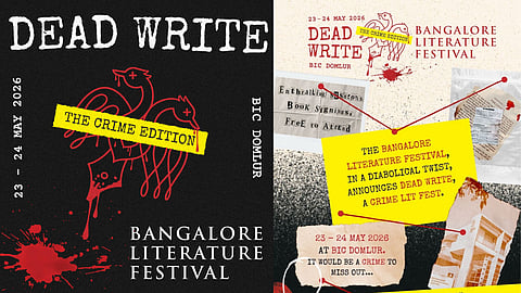 Posters for Dead Write by the Bangalore Literature Festival