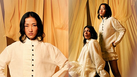 Promotional images for Acid Moons' new womenswear collection.