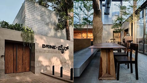 At Brine Bengaluru, Brutalist Design Meets Experimental Cocktails & Comfort Food