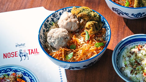 A picture of an item off of The Bombay Canteen's nose-to-tail tasting menu