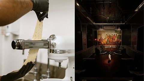 Rooted in ancestral Indian cooking techniques, Primitive eliminates gas entirely in favour of wood and coal-fired cooking