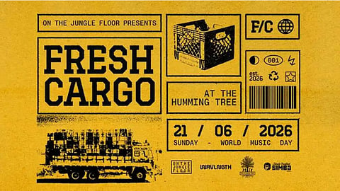 Fresh Cargo, a new initiative by On the Jungle Floor, debuts at The Humming Tree on World Music Day with a day-long celebration of music.