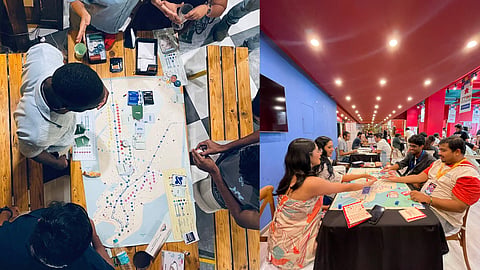 Inspired by map-based races, the project evolved into a fully developed board game centred around urban commuting.