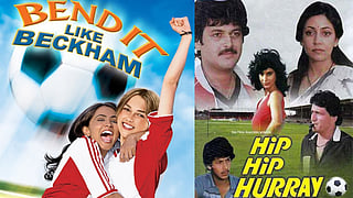 Posters for Bend It Like Beckham and Hip Hip Hurray