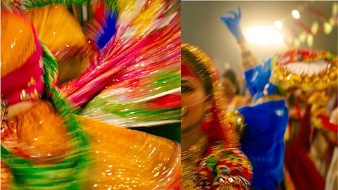 The Heritage Garba at Lukshmi Vilas Palace in Baroda, led by Radhika Raje, blends grandeur and inclusivity, welcoming LGBTQI+ communities.