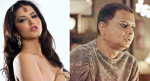 Sunny Leone (L) and Rituparno Ghosh (R).