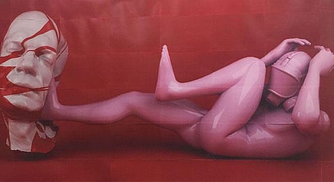 HOPETest by Svojas Chari displayed at TIRAF '18 (Image source: Chanpreet Khurana/scroll.in)