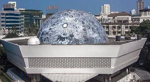 The Lunar Dome Art Installation At The Nehru Planetarium Is One Of The Biggest Ever Created