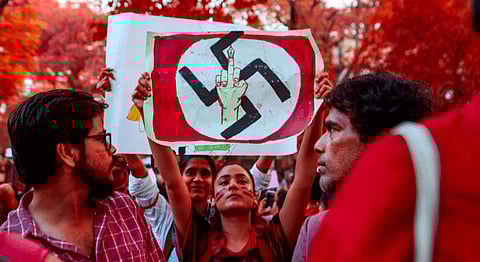 CAA Protests In Mumbai Explored Via Infrared photography