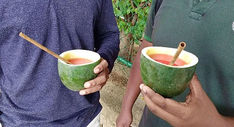 Zero Waste Eatery: Bengaluru Cafe Is Promoting Sustainability By Serving Juice In Fruit Shells