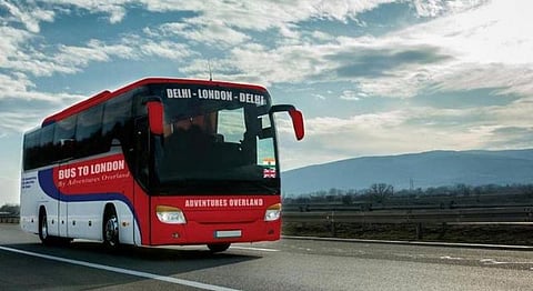 Now Travel From New Delhi To London In A Bus