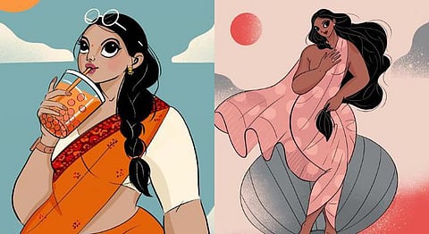 Fun, Free & Fabulous: Nivedita Illustrates The Real South Asian Women