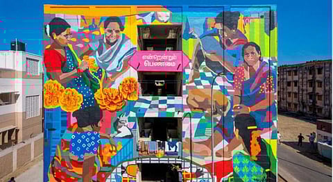 Kannagi Nagar Art District Reimagines Public Spaces With Street Art & Is An Ode To Its Residents