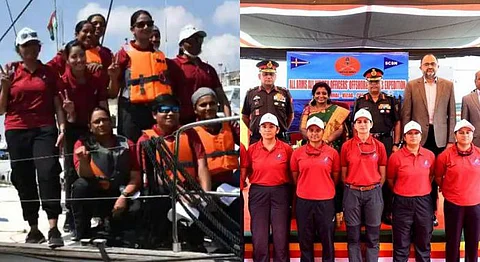 An All-Women Indian Army Team Creates Sailing History: Travelling 2000 km in 7 Days