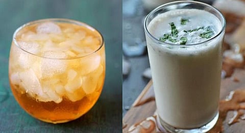 Homegrown summer drinks