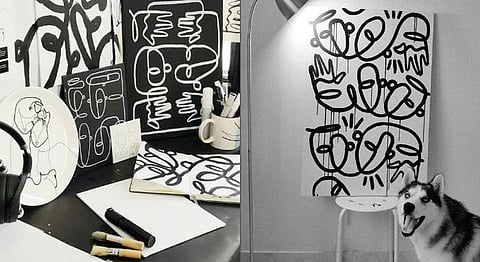 A Monochromatic Artist Reshaping Indian Modern Art & Street Culture