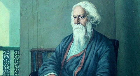 Portrait of Rabindranath Tagore