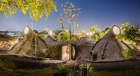 This Cave-House In Nashik Bridges Urban Life With Nature