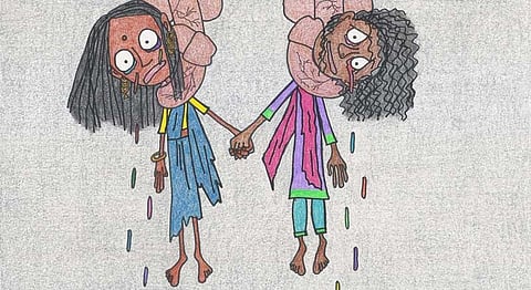 Maitri Dore's Illustrations Compel You To Reflect Upon Issues Facing Modern Indian Society