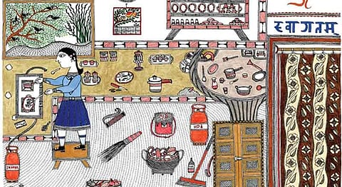 Urban Indian Women Captured In Vibrant Illustrations