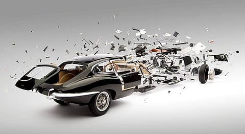 Photos of Cars Disintegrating and Hatching by Fabian Oefner